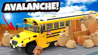 I Got a Job as a Bus Driver During an AVALANCHE! (Bus World)