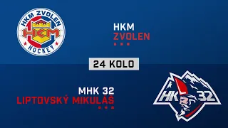 24.kolo HKM Zvolen - MHK 32 Liptovský Mikuláš HIGHLIGHTS