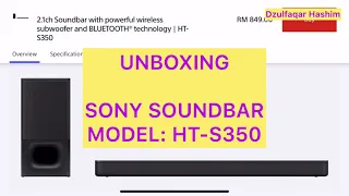 #UNBOXING - Sony HT-S350 Soundbar (Best Budget Soundbar 2020)