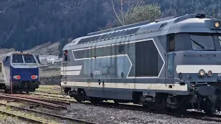 Ligne des hirondelles train spécial um bb 67615 & 67522 Morez jura (39)