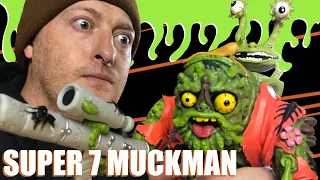 SUPER 7 TMNT MUCKMAN  AND JOE EYEBALL ULTIMATE ACTION FIGURE REVIEW
