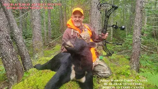 ARCHERY BEAR HUNT ONTARIO CANADA Johnny Webb SCORES AT BEAR TRAK OUTFITTERS IN NORTHERN ONTARIO