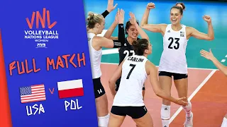 USA 🆚 Poland - Full Match | Women’s Volleyball Nations League 2019