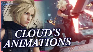 The Animations of CLOUD STRIFE - Final Fantasy VII ReBirth (Attacks, ATB Abilities, Synergy, etc)