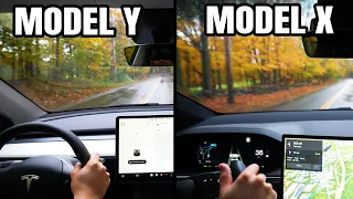 Tesla Model Y Vs Model X Test Drive!