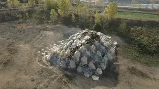 DRONE FOOTAGE OF BLASTING