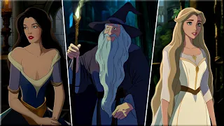 The Lord of the Rings in the style of Disney cartoons