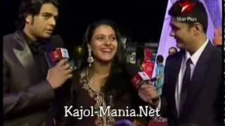 Kajol walking the 17th STAR Screen Awards Red Carpet