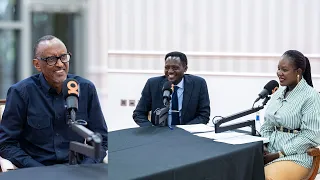 Uko Oswakim na Aissa Cyiza bitwaye mu kiganiro bagiranye na Perezida Kagame