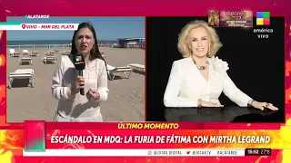 Escándalo en MDQ: Fátima Florez furiosa con Mirtha Legrand