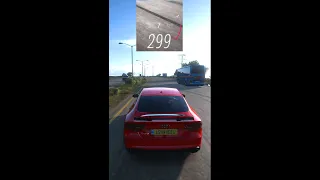 Audi RS7 (0 TO 300 KMPH) in 10 sec #forza #ashwheels #audi