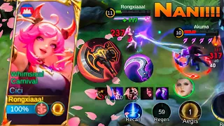 Anyone Can Play!! UNCOUNTERABLE New Hero Cici is TOO OP!  | Mobile Legends