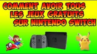 Comment avoir des jeux gratuitement            !! Nintendo switch !!