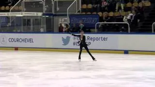 ISU 2014 Jr Grand Prix Courchevel Ladies Free Skate Evgenia MEDVEDEVA RUS