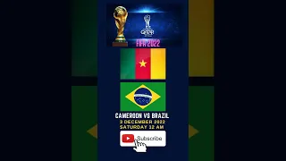 CAMEROON VS BRAZIL | FIFA 2022 | #shorts