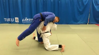 Дзюдо. Бросок бычок. Judo. Kata otoshi. Kata guruma.