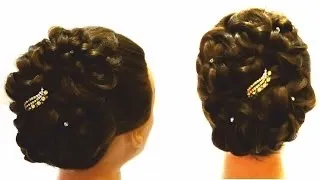 Плетение кос. Прическа с плетением. Braid hairstyle. Hair tutorial.