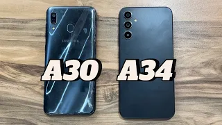 Samsung Galaxy A34 vs Samsung Galaxy A30