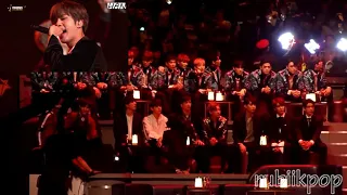 161202 MAMA GOT7 , SEVENTEEN Reaction to BTS 피 땀 눈물 & 불타오르네 (Blood Sweat Tears & FIRE)