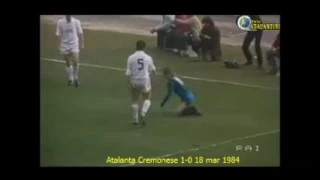 Atalanta - Cremonese 1-0 - Serie B 1983-84 - 26a giornata