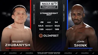 NAIZA 57: Bagdat Zhubanysh vs John Shink