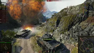 World of Tanks Replay. M4A3E2 Fury + AT-8 = Brutal