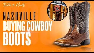 Buying Cowboy Boots in Nashville | Nicks Boots Guys Come Along