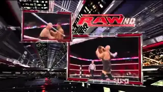 WWE Raw Big Show vs Cody Rhodes Intercontinental Championship Match HQ