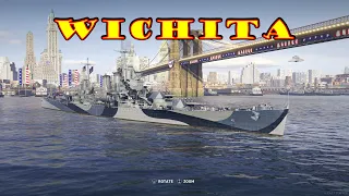 Meet The Wichita! Tier 7 American Cruiser (World of Warships Legends Xbox One X) 4k