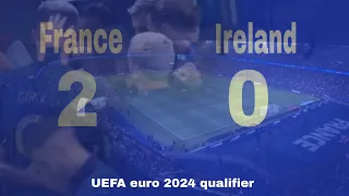 France 2-0 Ireland | UEFAEuro 2024 Qualifier Highlights | HIGHLIGHTS