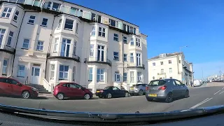 South parade pier. Southsea seafront. Portsmouth. Driving. GoPro