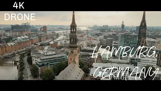 HAMBURG, GERMANY VIA 4K DRONE (MAVIC AIR 2)