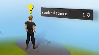 Runescape, but my render distance is 1.