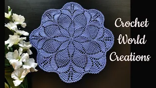 Crochet Doily | Beautiful Crochet Pattern #crochet #knitting #thalposh #crochetdoily