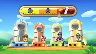 Mario Party 9 Minigames are extremely fun. Daisy Vs Toad Vs Waluigi Vs Luigi. ( Master CPU )