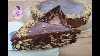 Bei diesen Kuchen habe ich Kindheitserinnerungen Schokoladenkuchen mit Kekse ohne backen