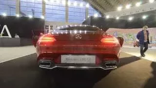 Mercedes AMG GTS startup,revs.