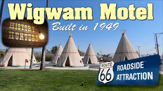 The Unique Wigwam Motel along Route 66 in San Bernardino, California