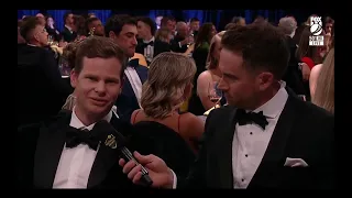 Interviews with Pat Cummins, Mitch Marsh & Steve Smith - Australian Cricket Awards 2024