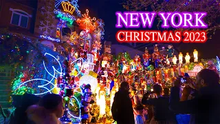 Dyker Heights Christmas Lights 2023 in Brooklyn New York 🎄 NYC Christmas 2023