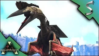 QUETZAL TAMING! SOLO TAME WITH GRIFFIN! - Ark: RAGNAROK [DLC Gameplay E56]