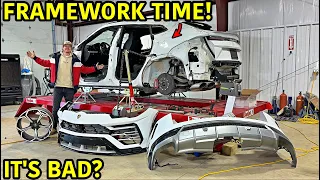 Rebuilding A Wrecked Lamborghini Urus Part 4!!!