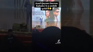 Ahad Qayum  Vs  DAVRON Kabulov