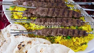Kofta Kebabs - Middle Eastern Ground Beef Skewers