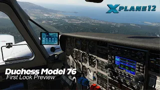 Just Flight Duchess Model 76 for X-Plane 12 | Preview