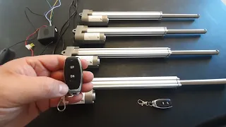 4 Linear Actuators & 12Vdc Control box