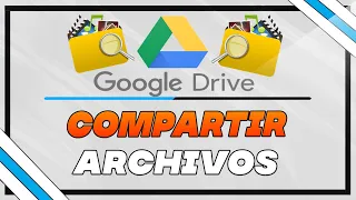 Como COMPARTIR Archivos Fotos y Carpetas del GOOGLE DRIVE 2024