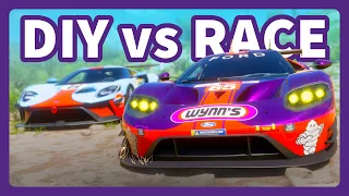 FACTORY vs DIY FORD GT RACECARS!! Forza Horizon 5