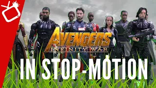 Avengers Infinity War Trailer 2 in Stop-Motion with ACTION FIGURES