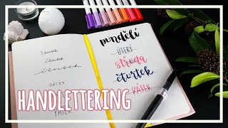 Jak začít s krasopísmem #2 | Handlettering | DIY